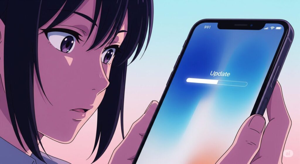 iOSを最新バージョンにアップデートする