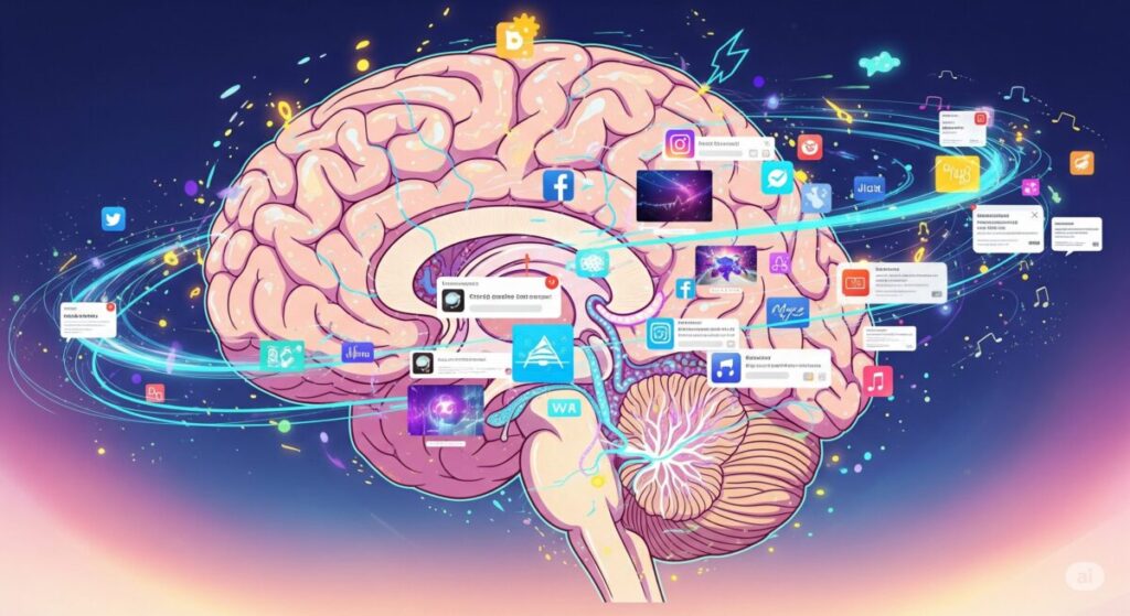 視覚刺激を抑えドーパミン分泌を抑制